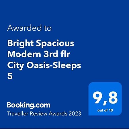 Bright Spacious Modern 3Rd Flr City Oasis-Sleeps 5 Atenas Exterior foto